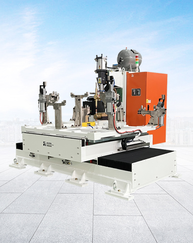 电池包底板螺柱自动凸焊机